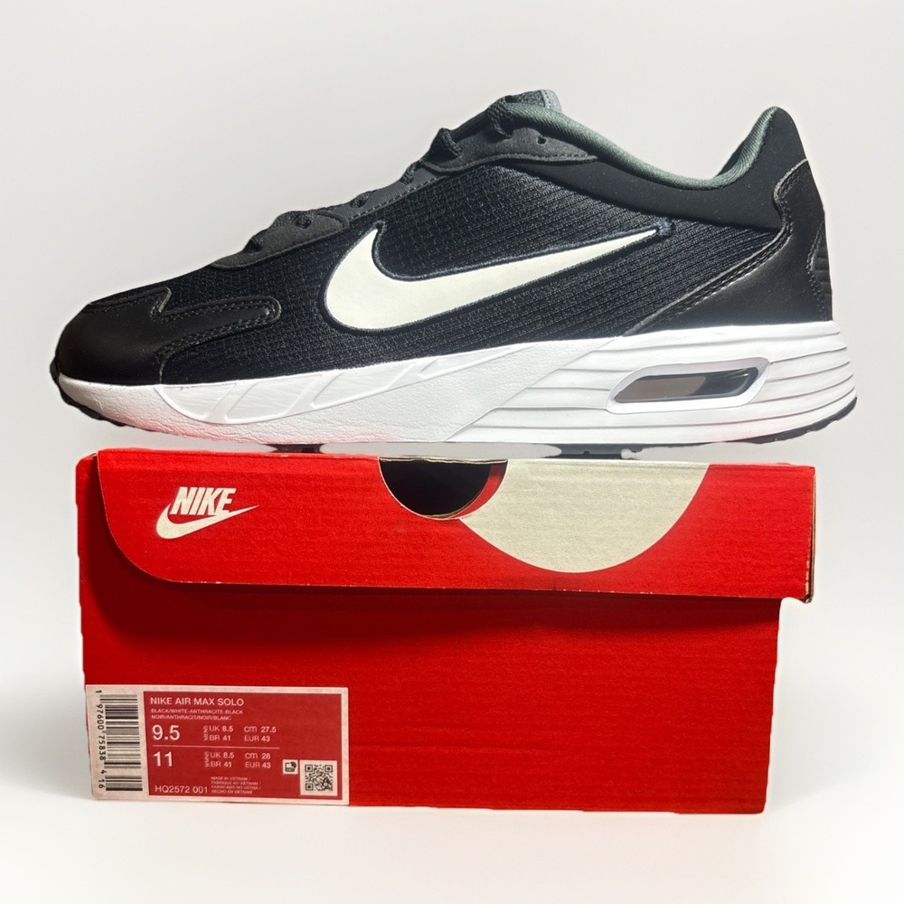 Nike Air Max Solo Men's Shoes, Black,‎ 9.5